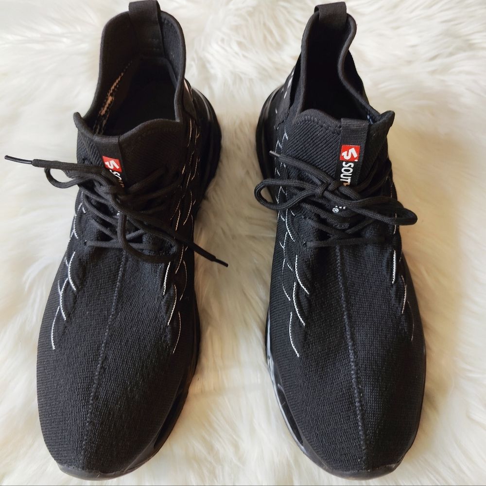 NEW SOUTH POLE Men's LENNOX-09M KNIT LACE UP SNEAKERS. Size 12?